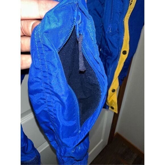 Vintage Columbia Sportswear Company Bugaboo Blue Yellow Black Mens Medium Jacket - Picture 8 of 9